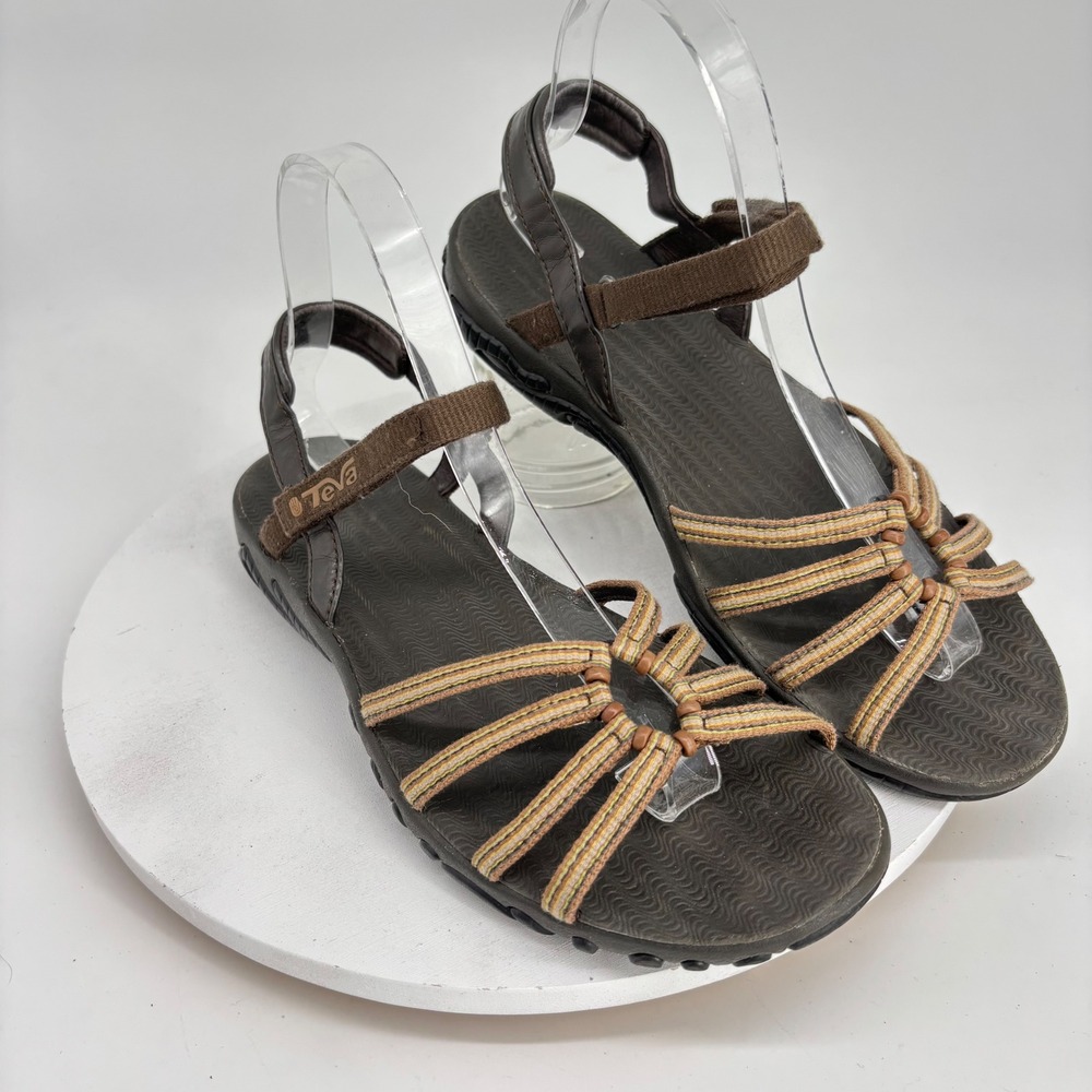 Teva Kayenta Sandals Womens 7.5 Brown Strappy Hiking Sport F20015C